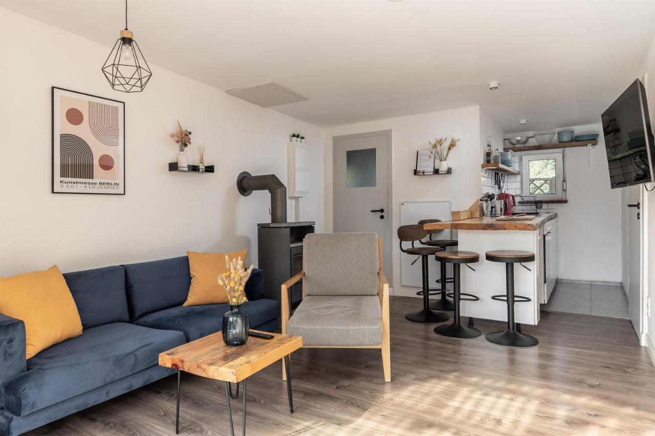 Am Grimnitzsee Gemutliches Tiny House Bungalow Mit Sauna Und Kamin Joachimsthal Dış mekan fotoğraf