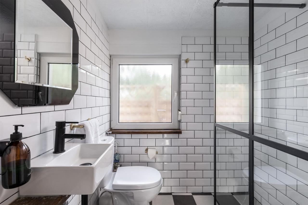 Am Grimnitzsee Gemutliches Tiny House Bungalow Mit Sauna Und Kamin Joachimsthal Dış mekan fotoğraf