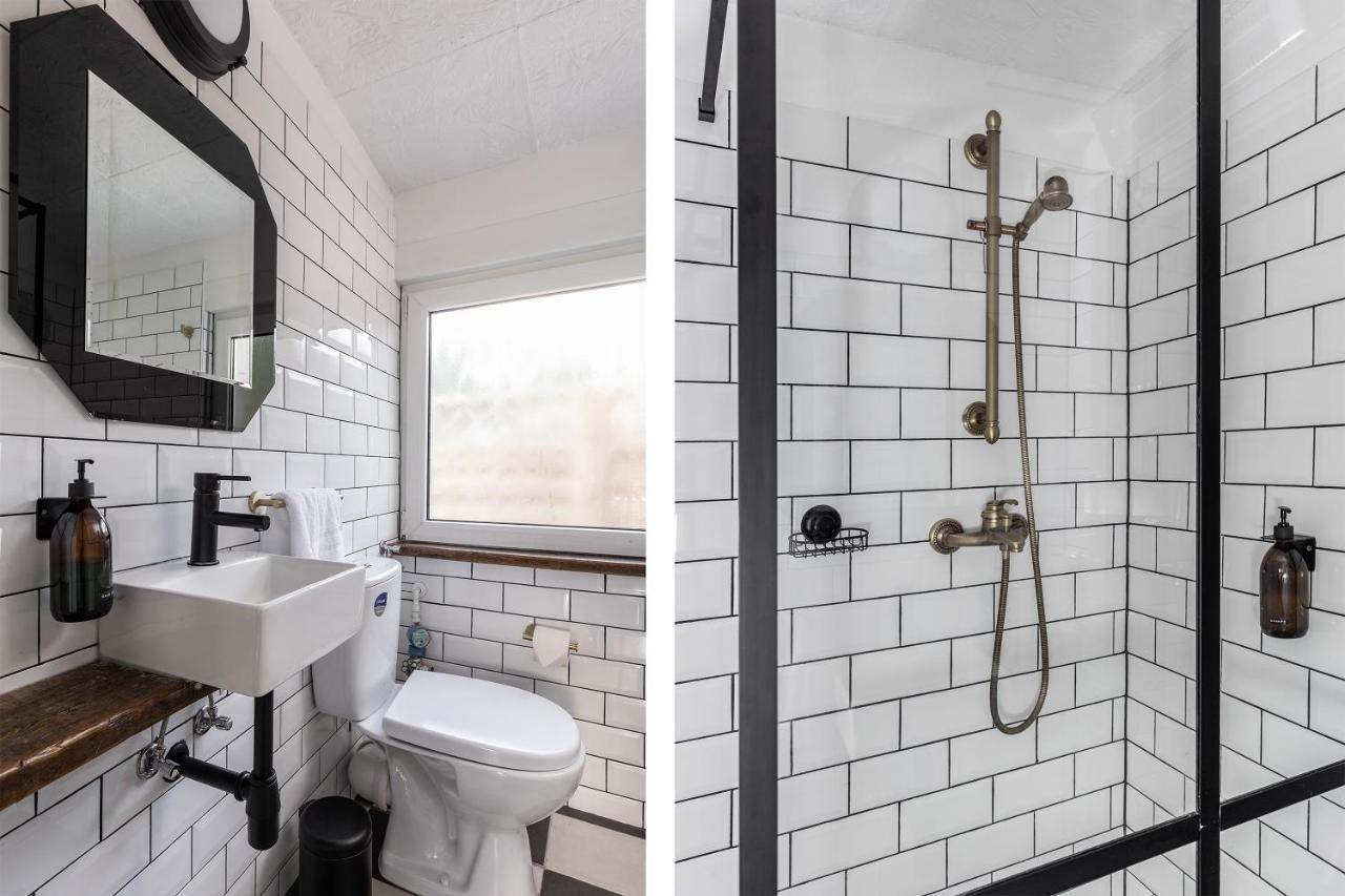 Am Grimnitzsee Gemutliches Tiny House Bungalow Mit Sauna Und Kamin Joachimsthal Dış mekan fotoğraf