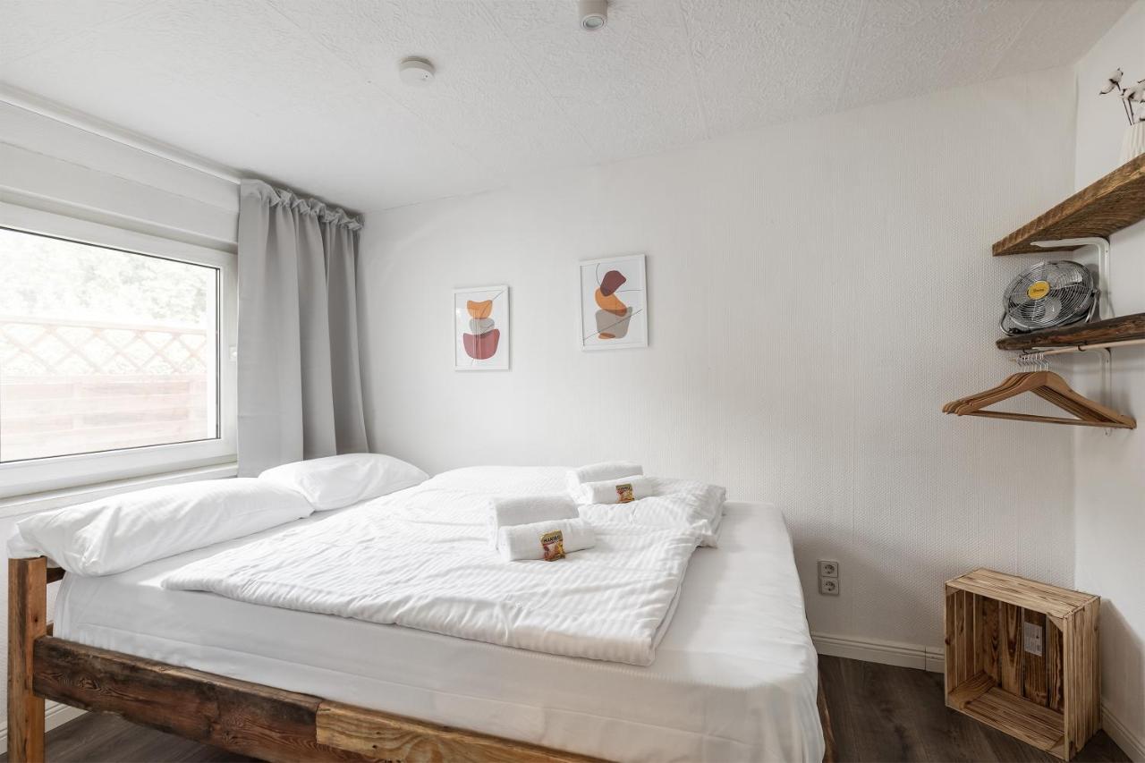 Am Grimnitzsee Gemutliches Tiny House Bungalow Mit Sauna Und Kamin Joachimsthal Dış mekan fotoğraf