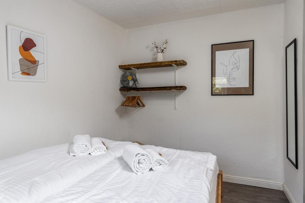 Am Grimnitzsee Gemutliches Tiny House Bungalow Mit Sauna Und Kamin Joachimsthal Dış mekan fotoğraf